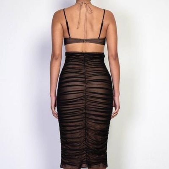 🔥Key Hole Sheering Lining Dress - Picture 5 of 8